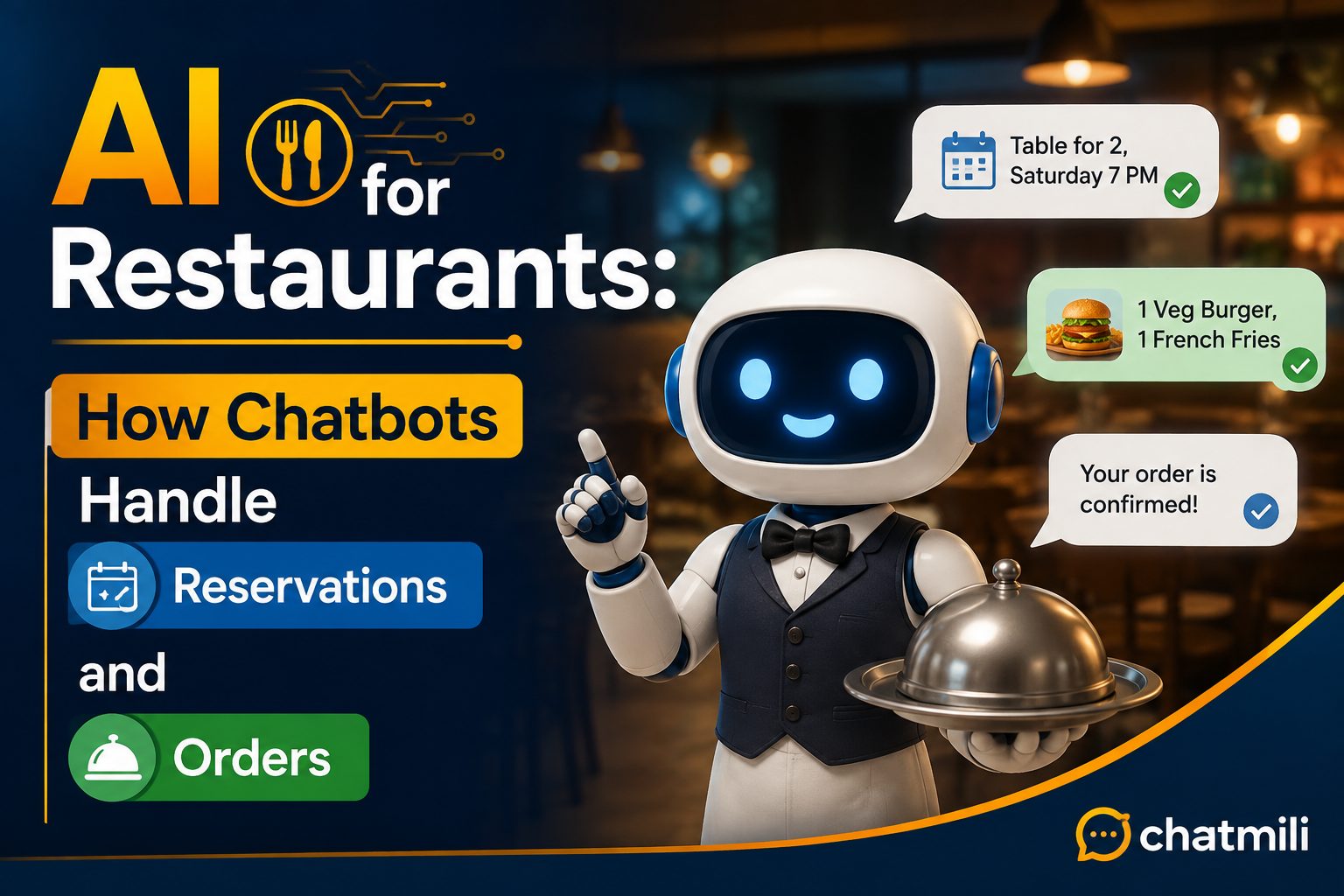 AI for Restaurants: How Chatbots Handle Reservations and Orders