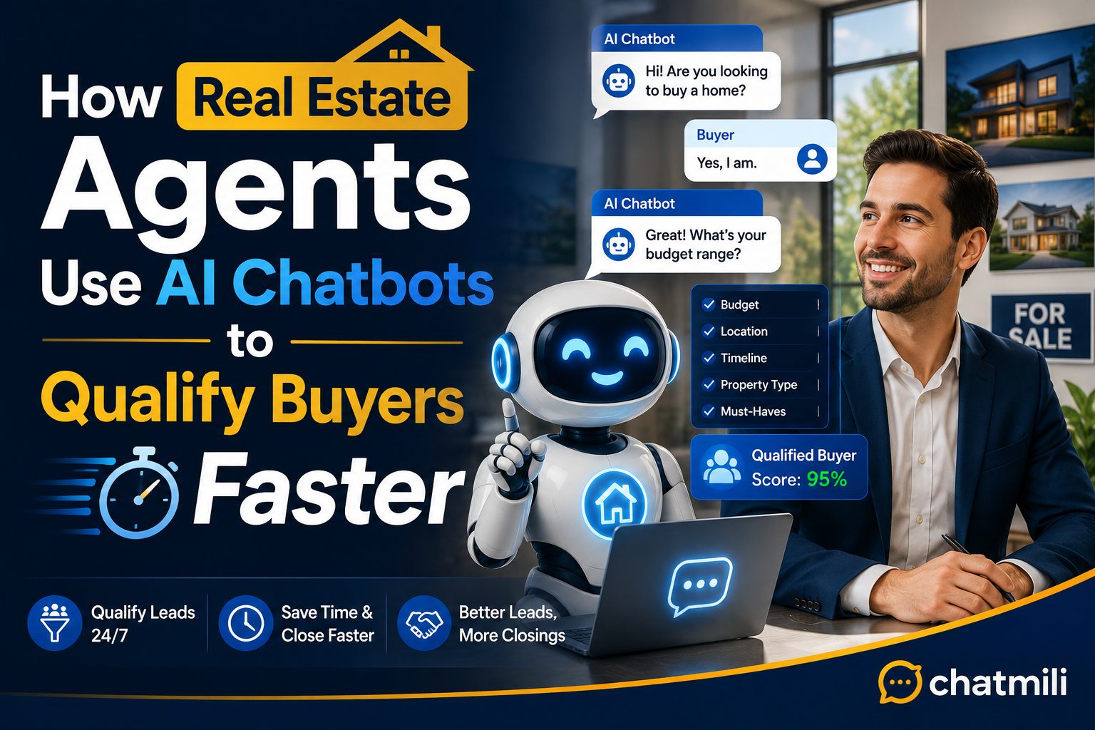 How Real Estate Agents Use AI Chatbots to Qualify Buyers Faster