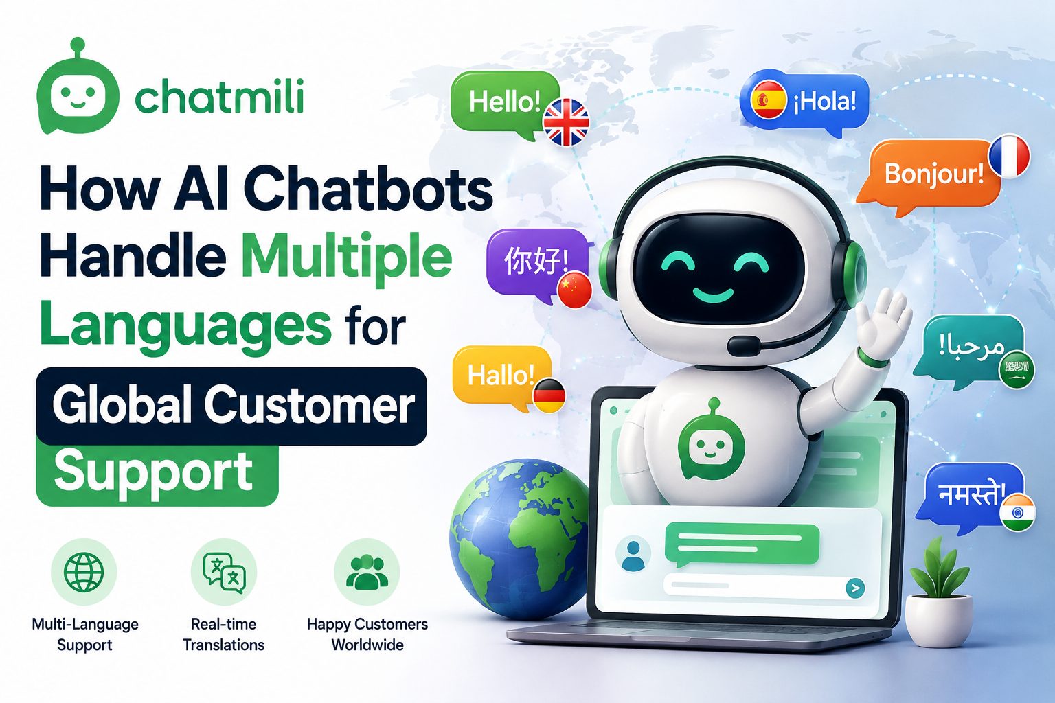 How AI Chatbots Handle Multiple Languages for Global Customer Support
