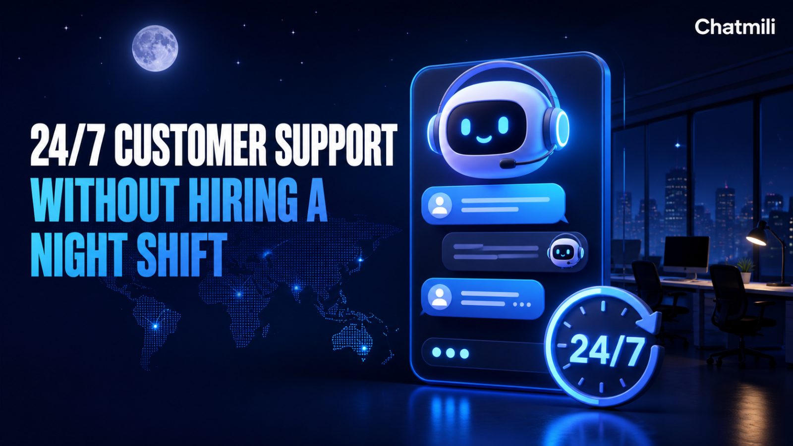 24/7 Customer Support Without Hiring a Night Shift