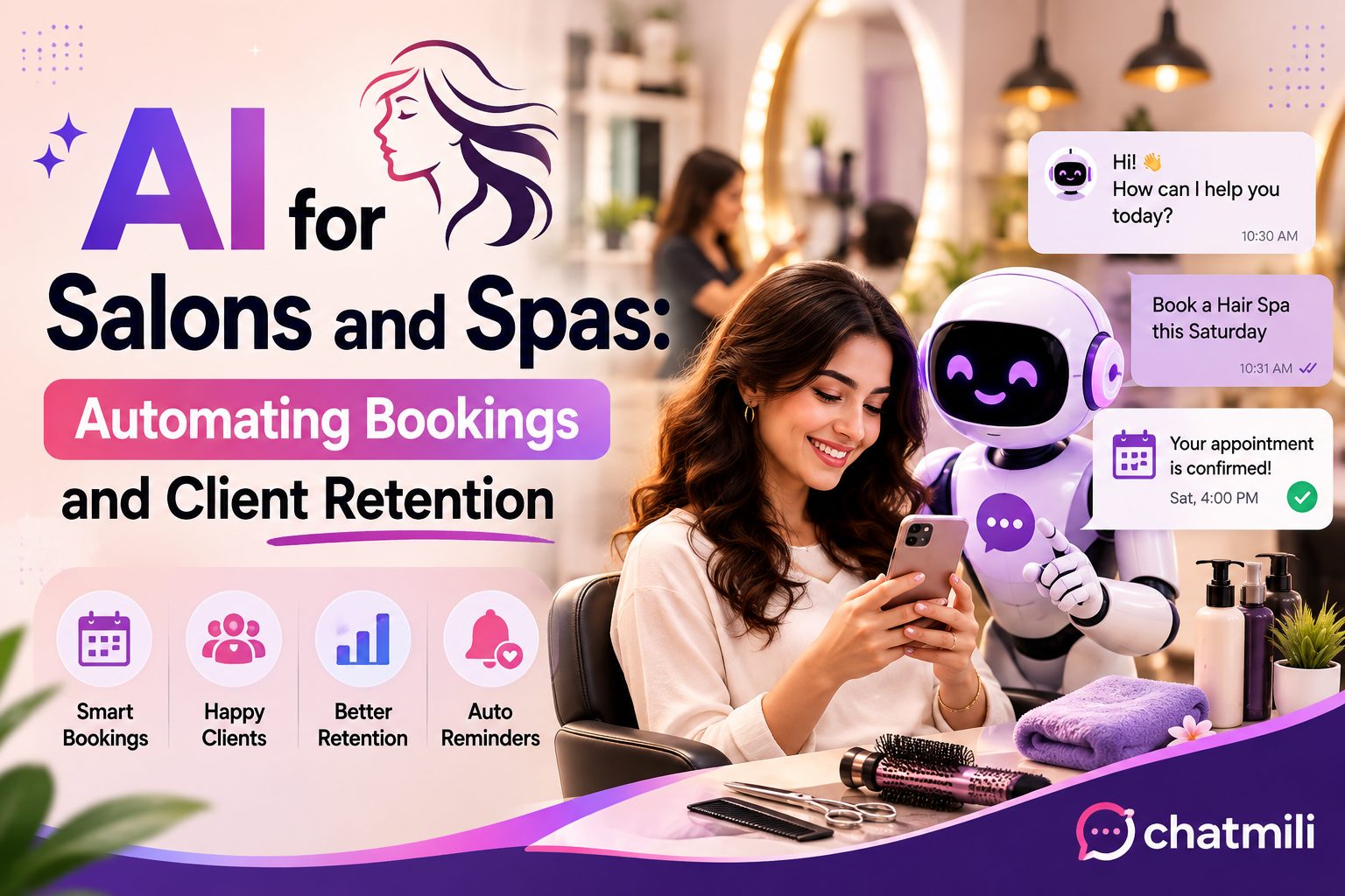 AI for Salons and Spas: Automating Bookings and Client Retention